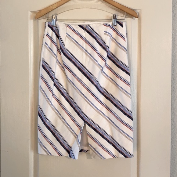 WHBM Stripped Pencil Skirt - Picture 4 of 8